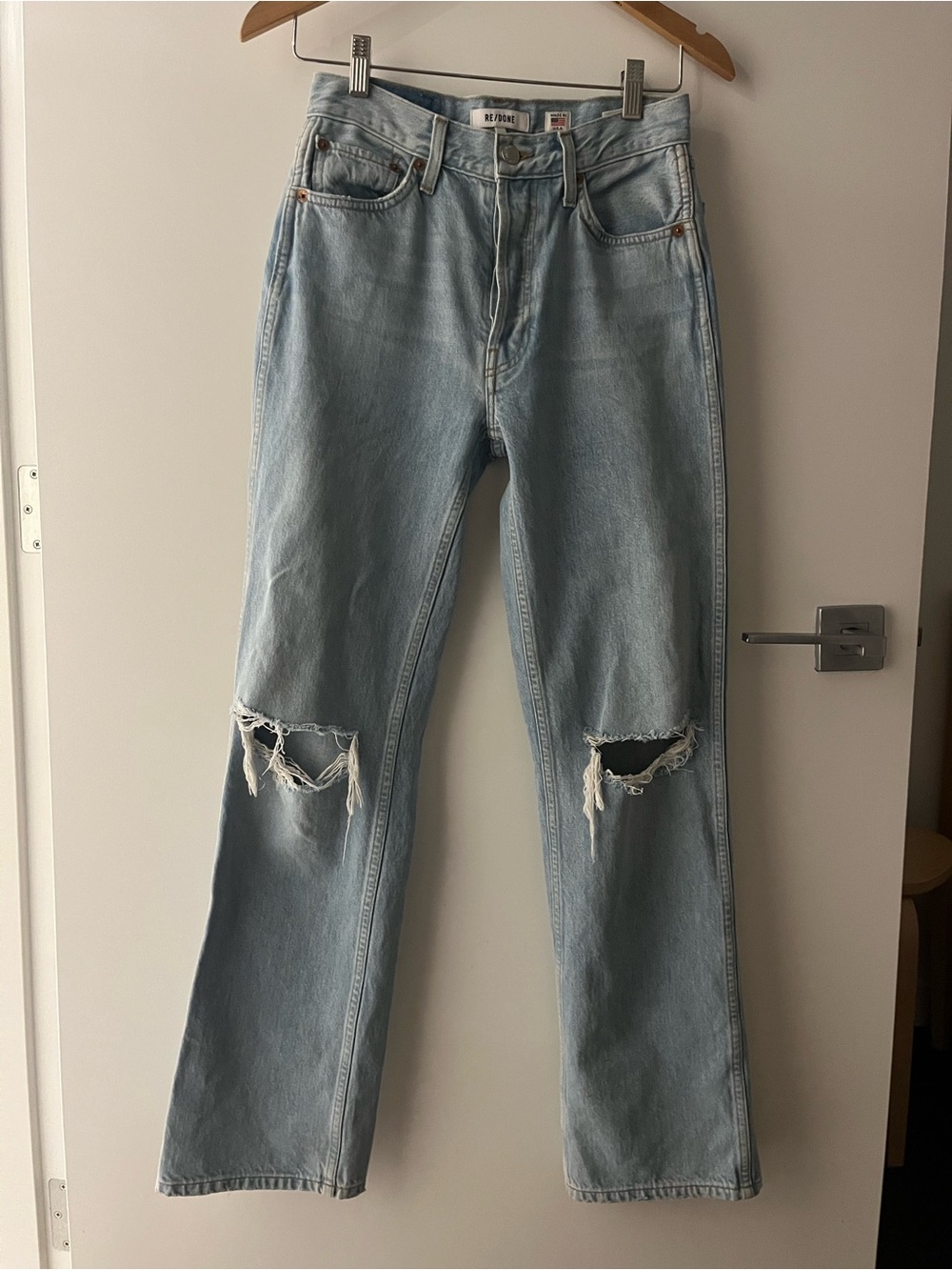 Re/Done Straight Leg Jeans (Size 26)